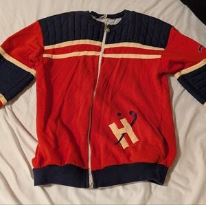 RARE Vintage 70s/80s Disney Sweater Italian Import Mickey Mouse Topolino Hockey